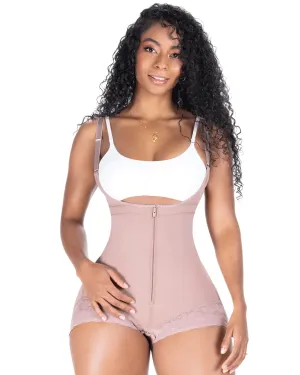 Fajas Sonryse Post-Op & Postpartum Faja Open Bust Panty Shapewear Bodysuit