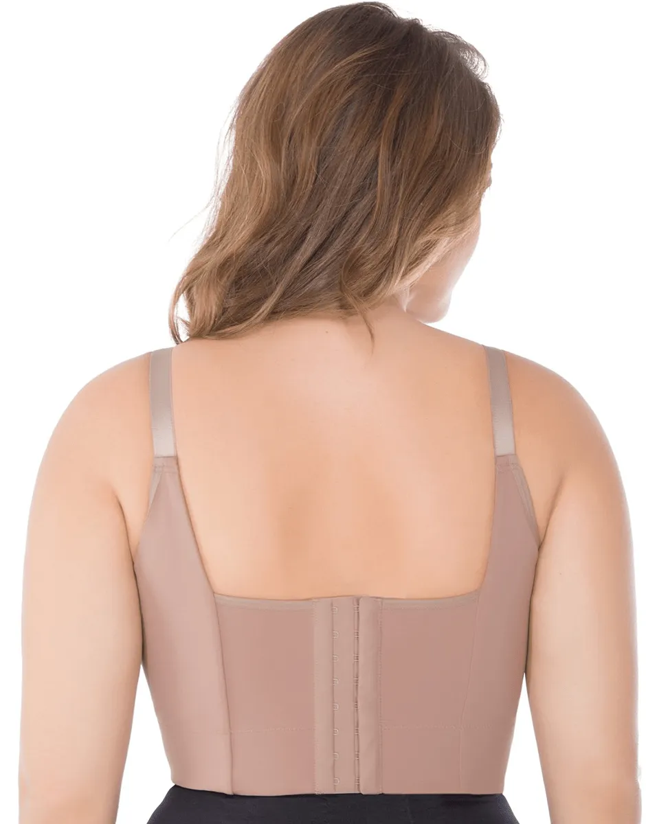 Fajas Uplady Extra Firm High Compression Push-Up Shapewear Bra