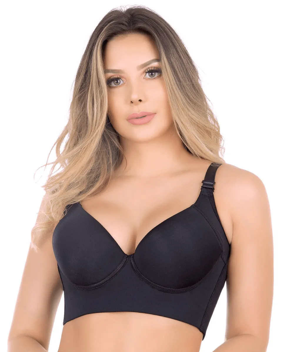 Fajas Uplady Extra Firm High Compression Push-Up Shapewear Bra