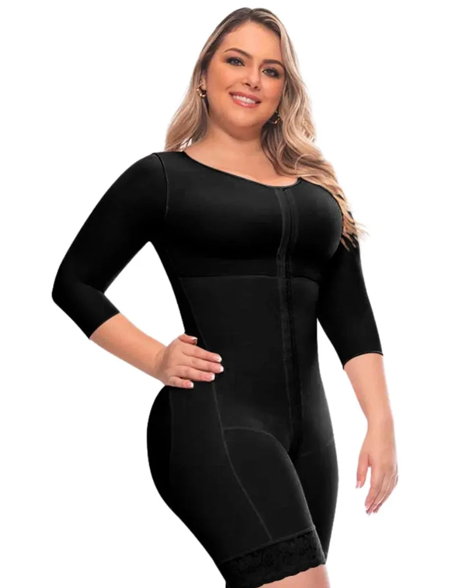 Fajas Uplady Post Surgery Full Guitar Shaped Shapewear With Built-In Bra For Women