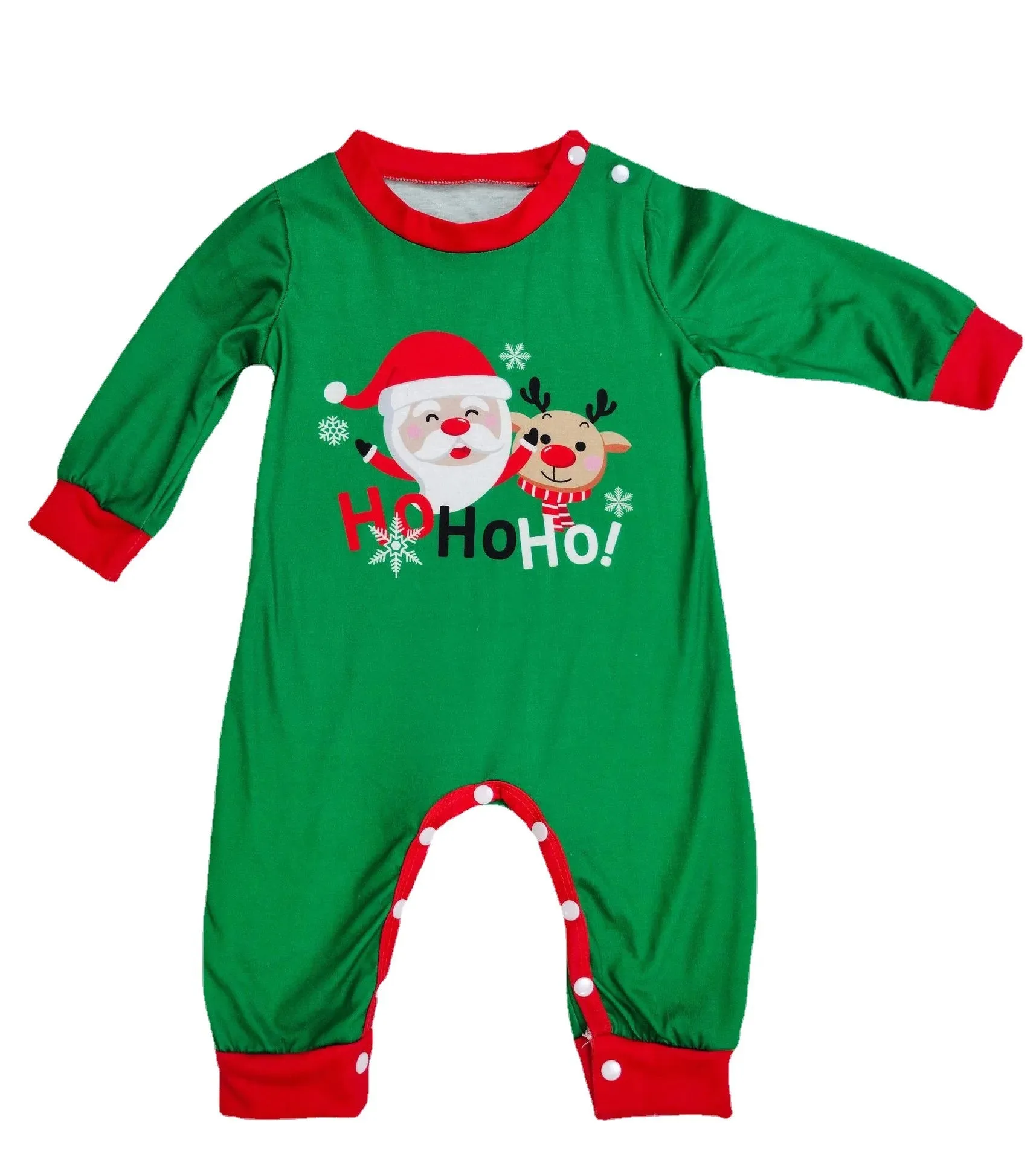 Family Christmas Pajamas Set Santa&elk