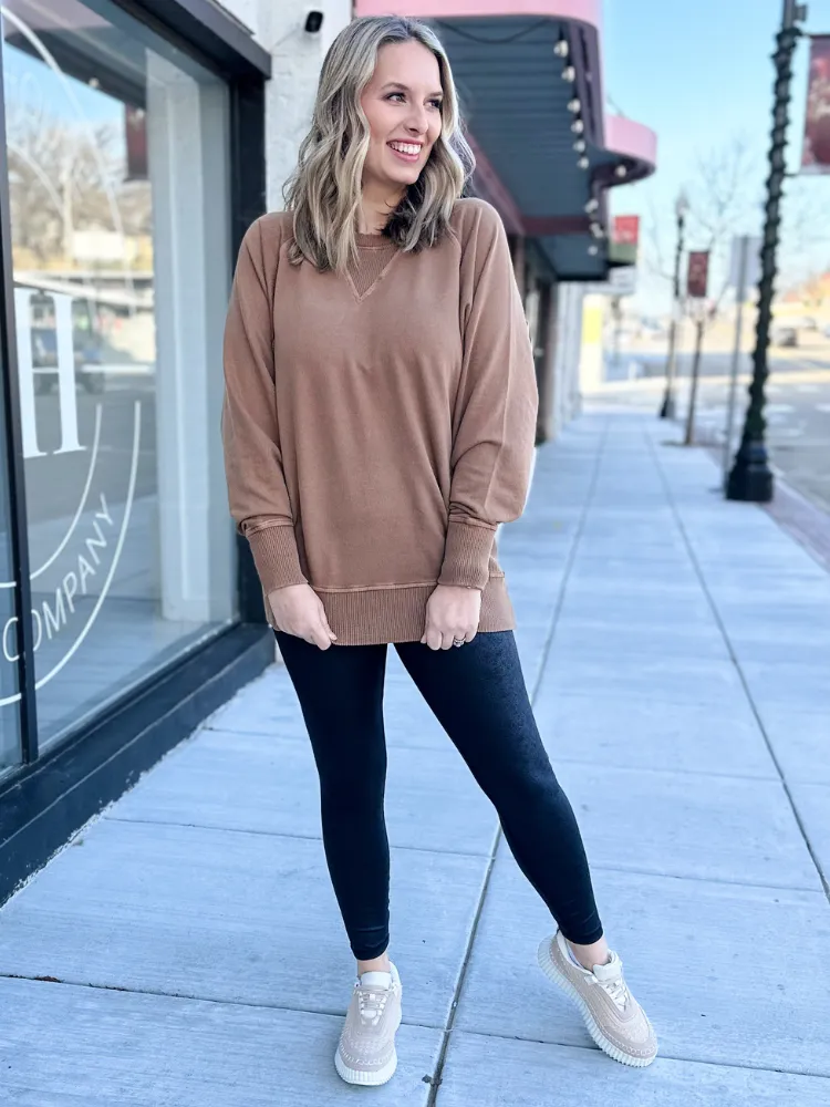 Faux Leather Legging