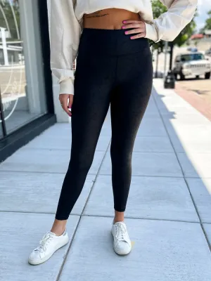 Faux Leather Legging