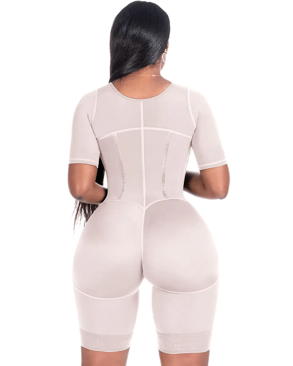 Final Sale Clearance Bling Shapers Colombian Fajas with Sleeves and Built-In Bra