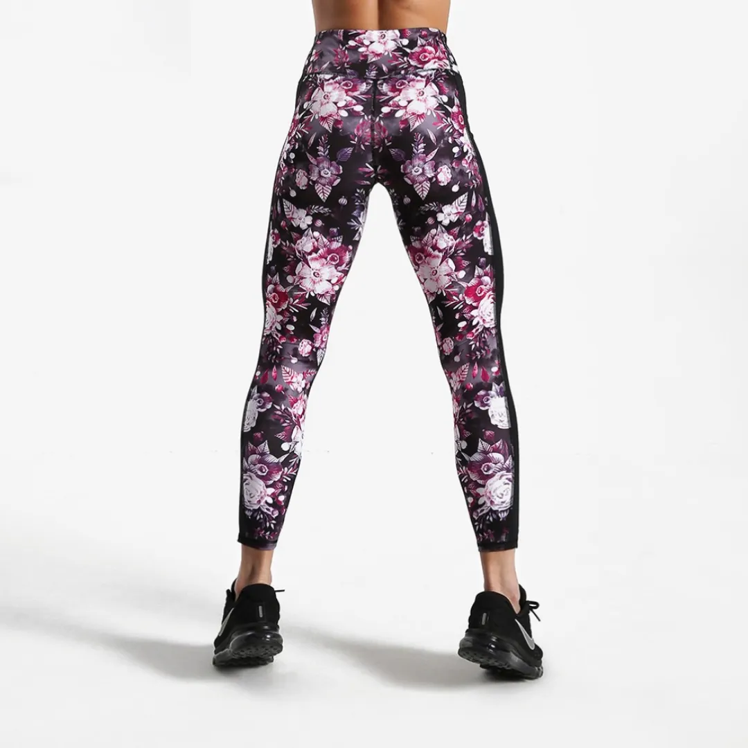 Flower Printed Workout Leggings