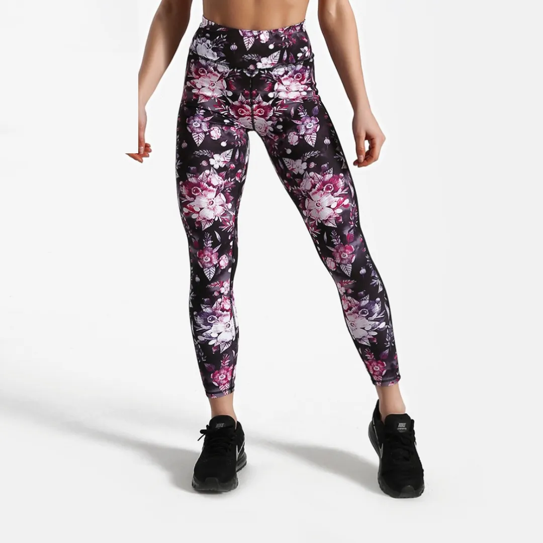 Flower Printed Workout Leggings