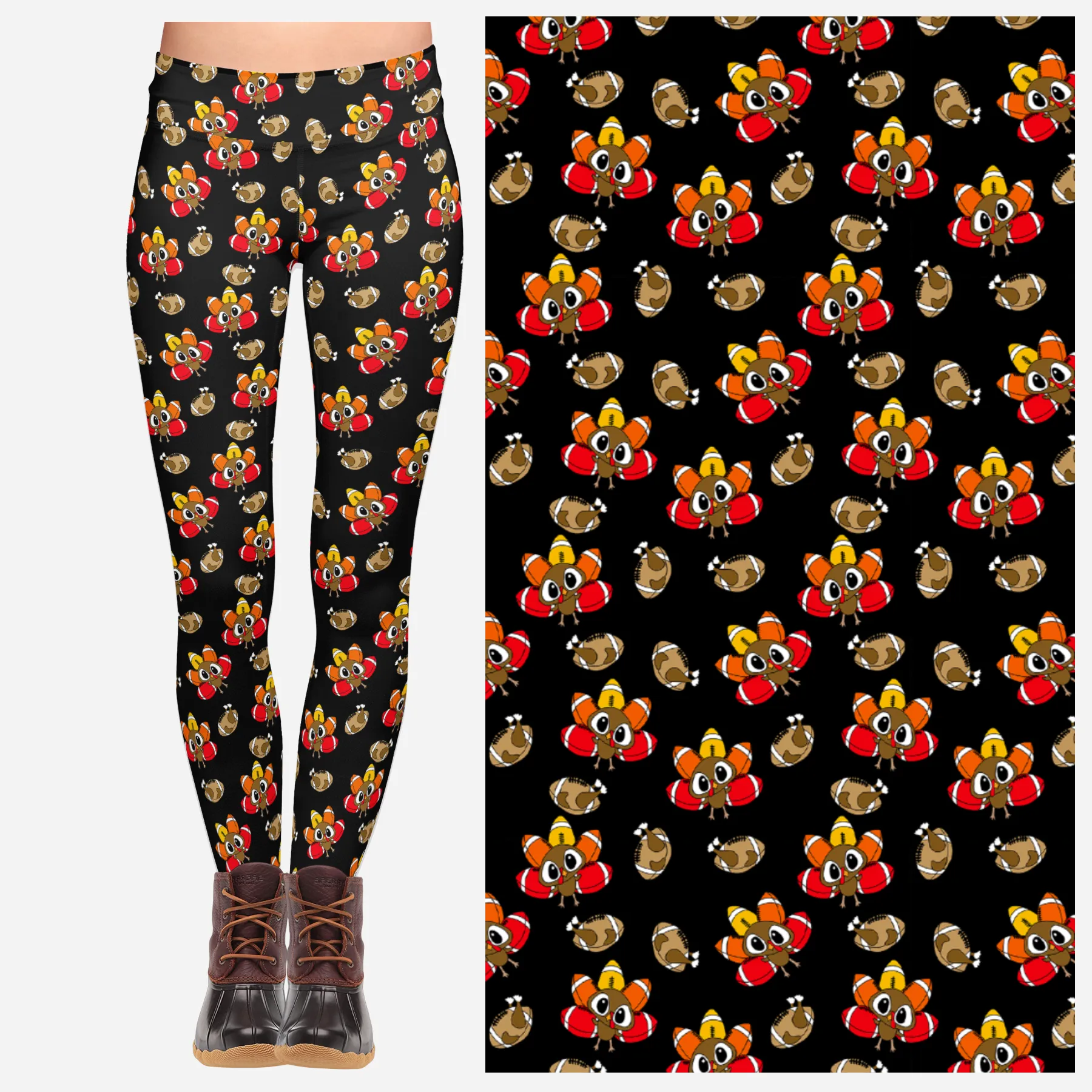 Football Turkey Leggings