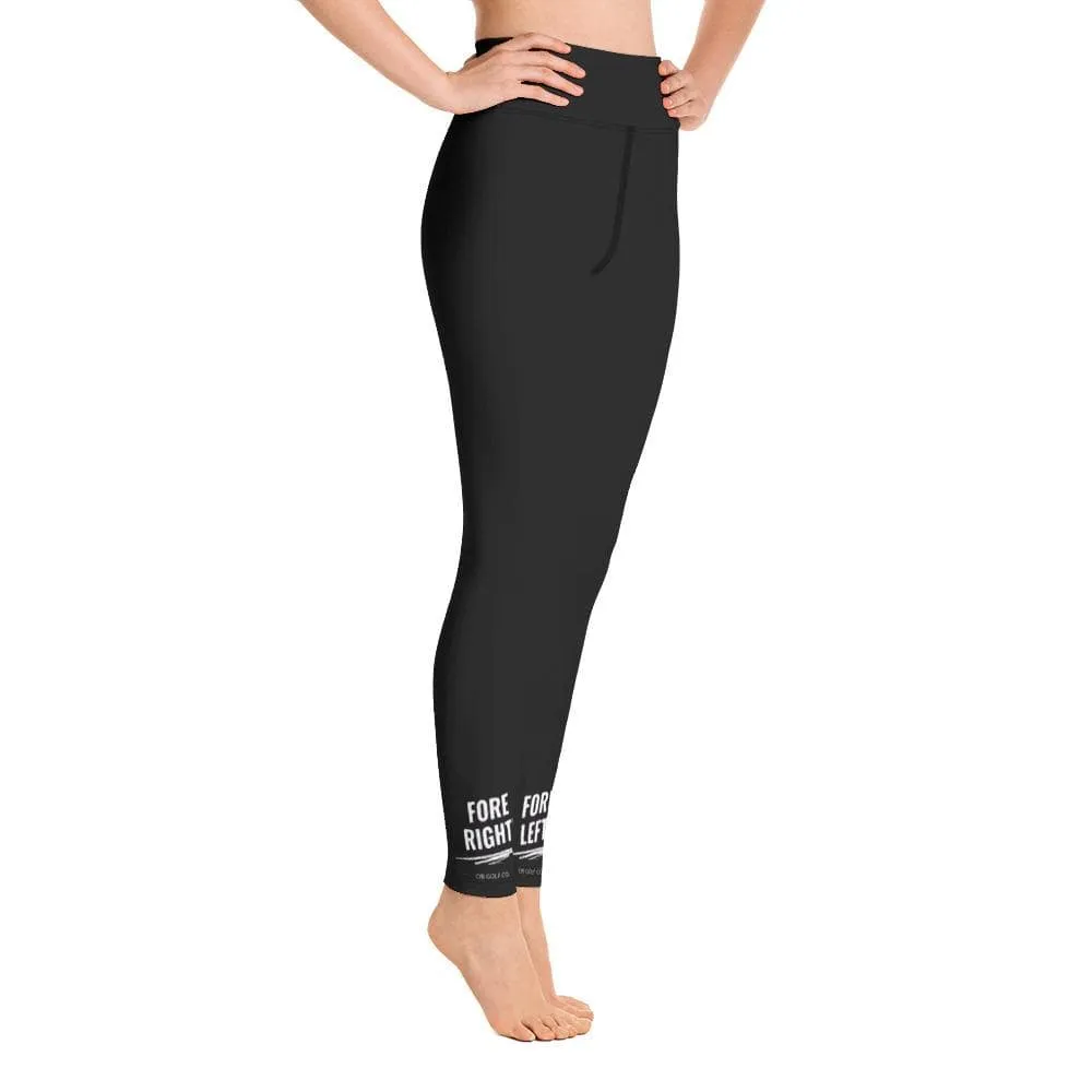 FORE RIGHT! FORE LEFT! Women's Yoga Leggings