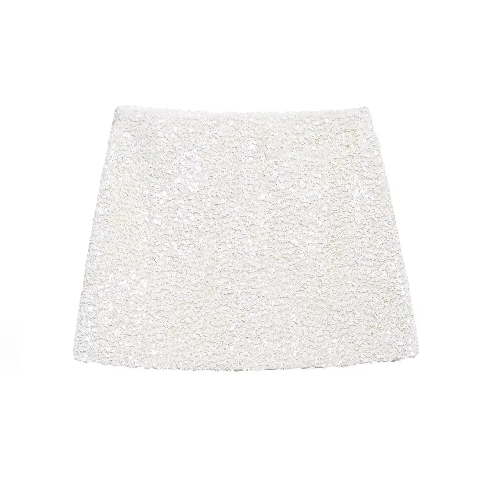 Fully Sequined Mini Skirt