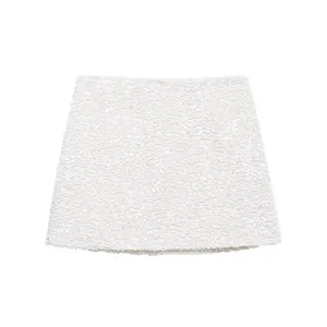 Fully Sequined Mini Skirt