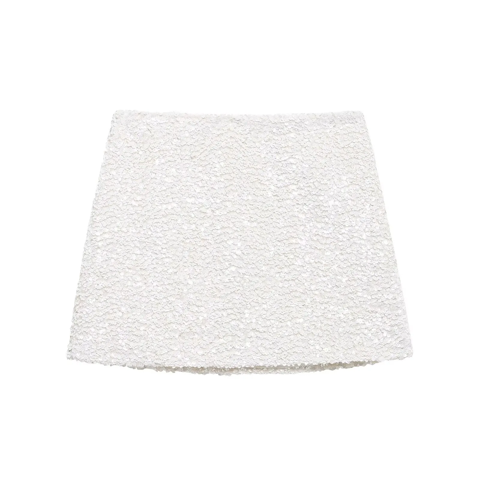 Fully Sequined Mini Skirt