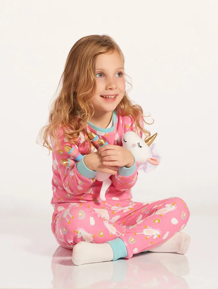 Girls Animal 2-Piece Pajama Set