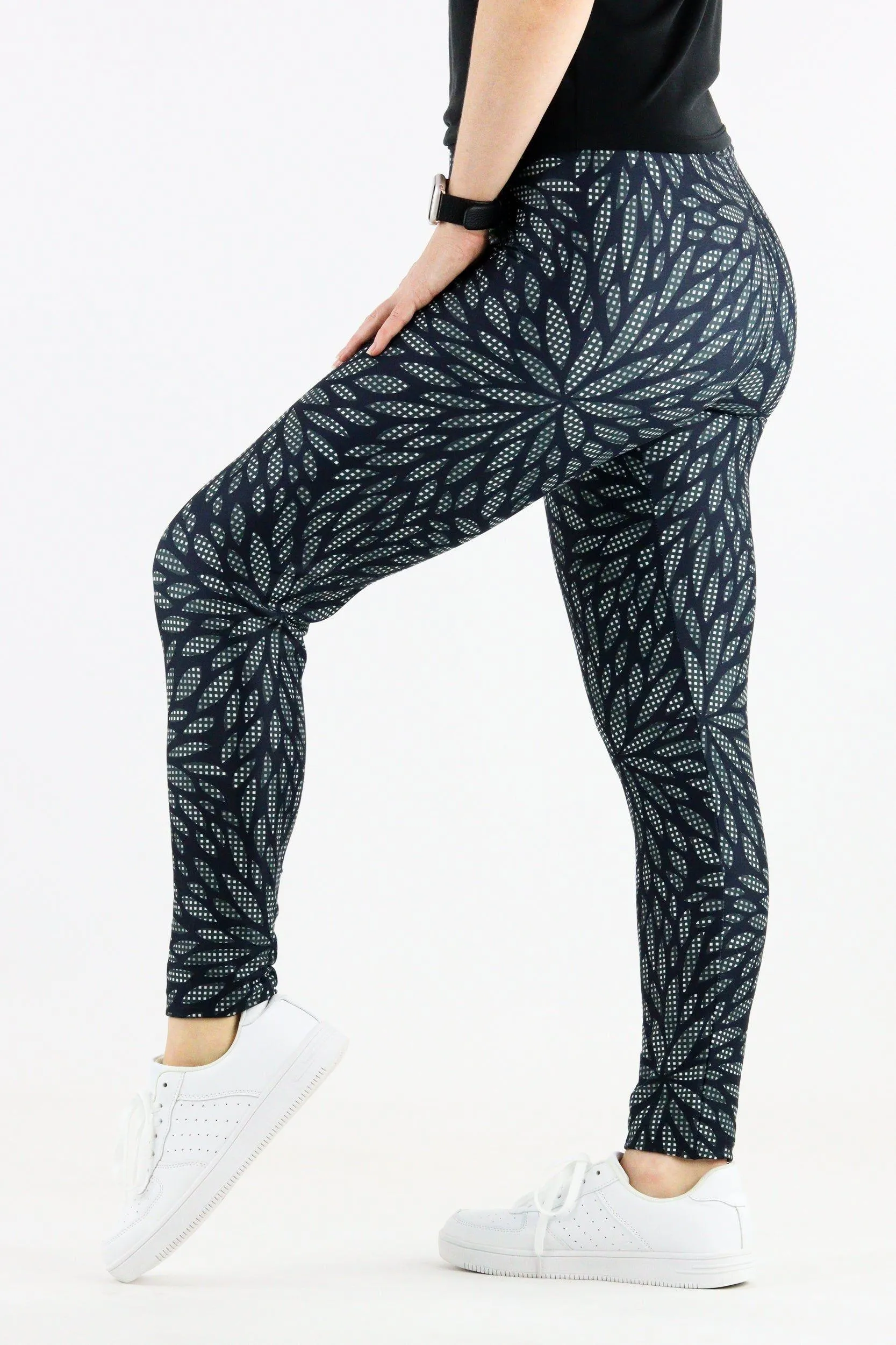Glitzy Delilah - Casual Full Leggings