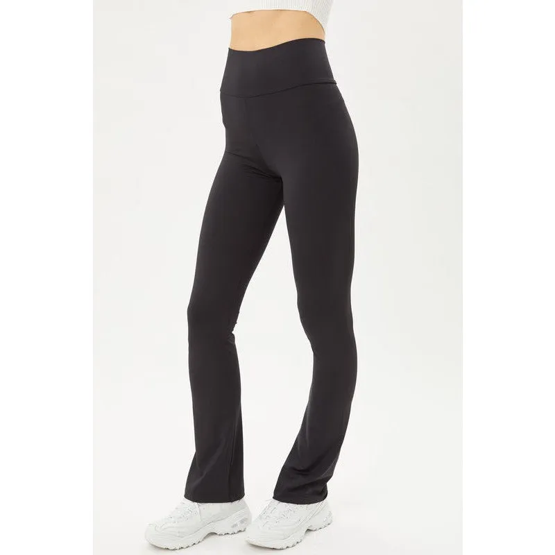 Graceful High Waist Seamless Leggings - Black
