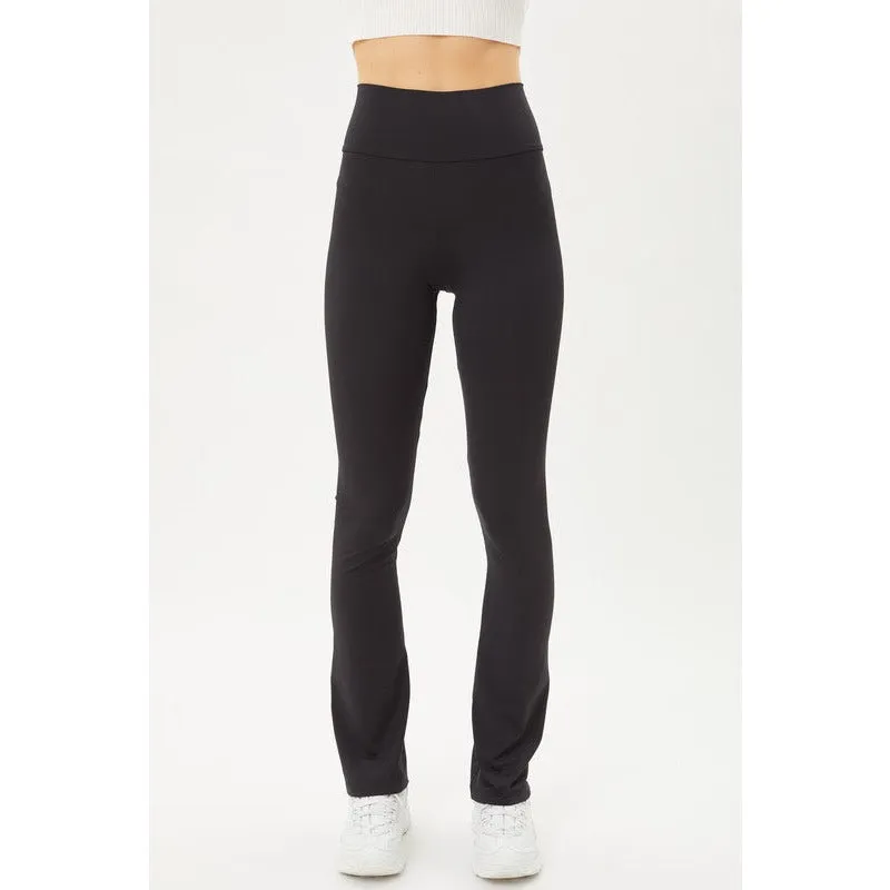 Graceful High Waist Seamless Leggings - Black