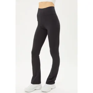 Graceful High Waist Seamless Leggings - Black