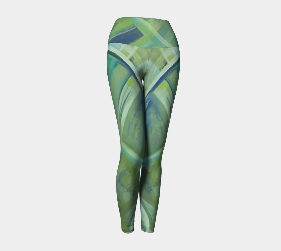 Green Yoga Leggings