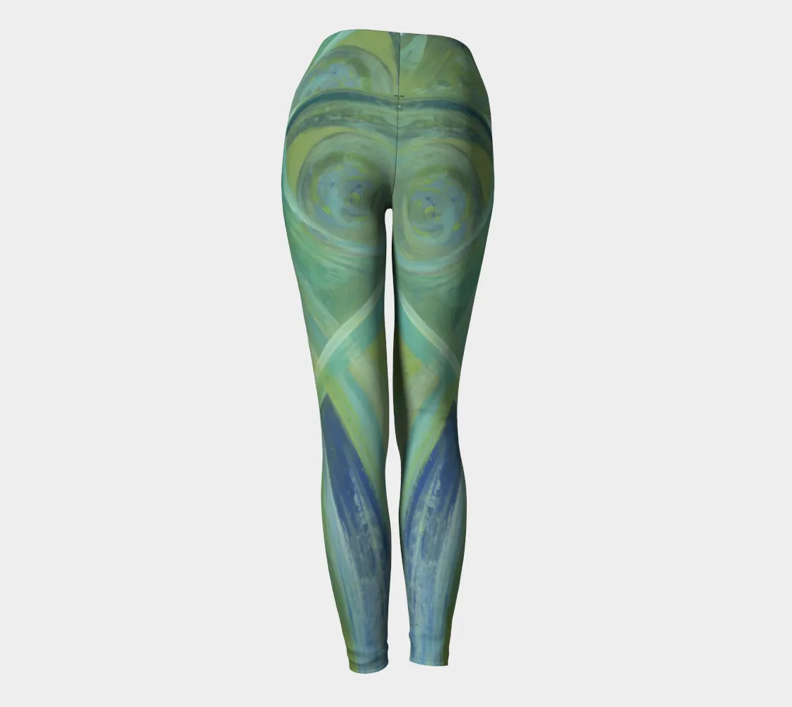 Green Yoga Leggings
