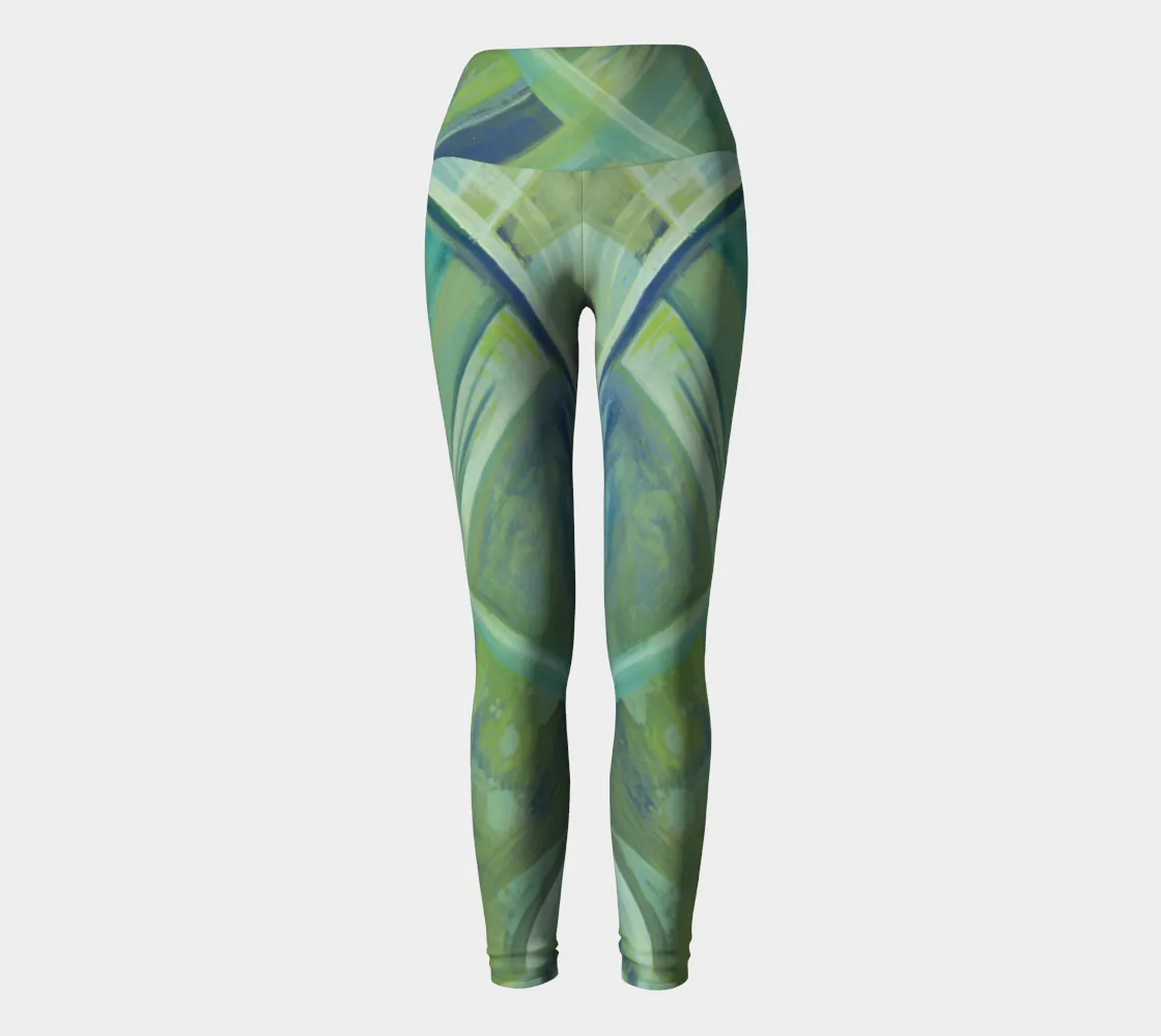 Green Yoga Leggings