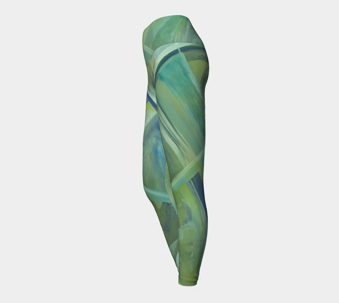 Green Yoga Leggings