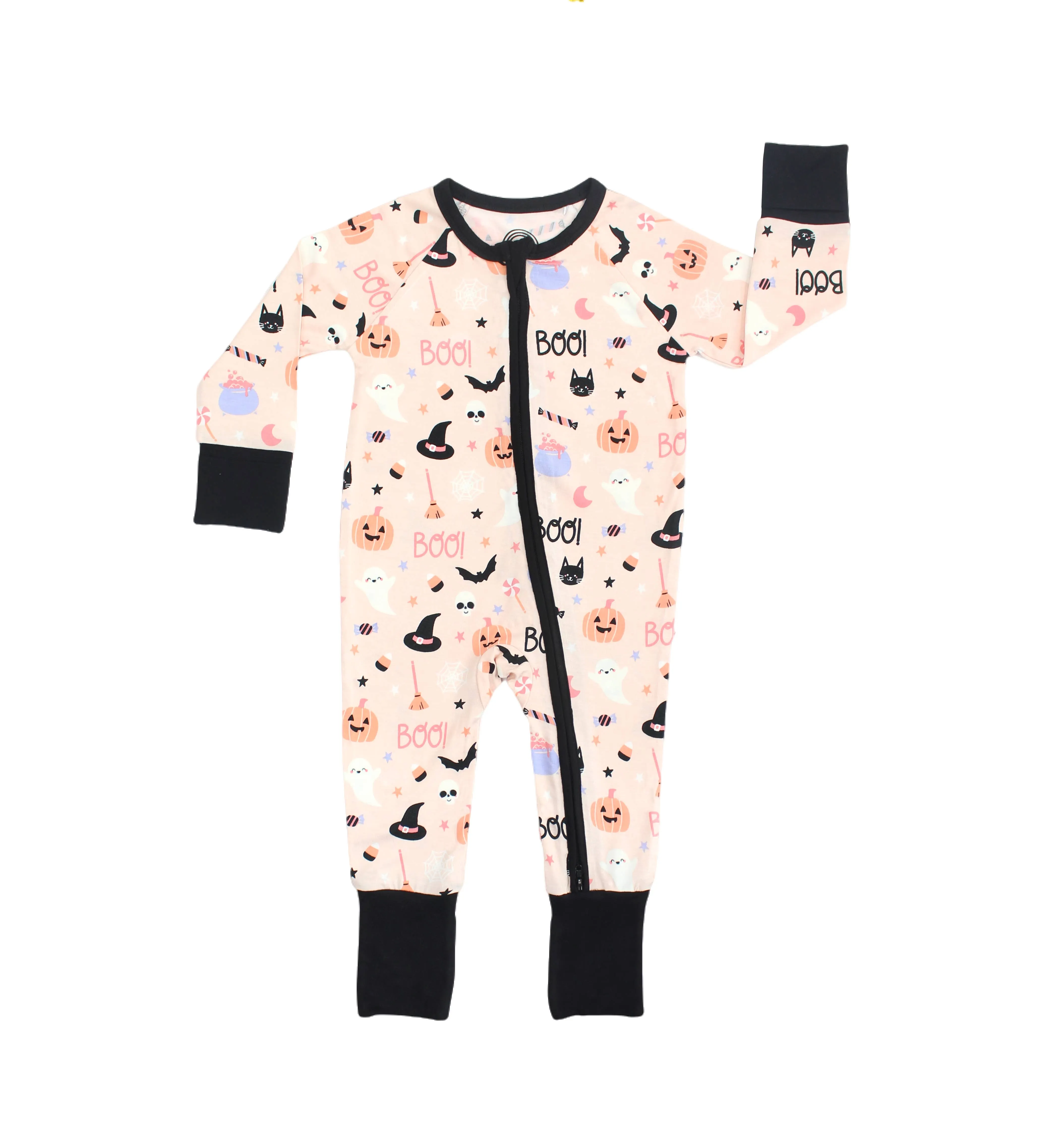 Halloween Sweet and Spooky Glow in the Dark Pajama Sleeper: 12-18M