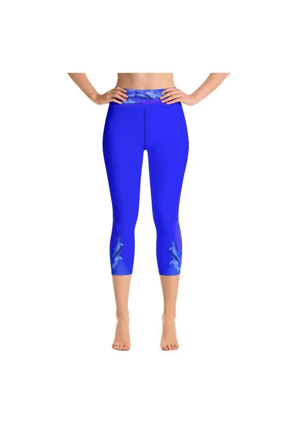 Hawai'i Dolphins Yoga Capri Leggings