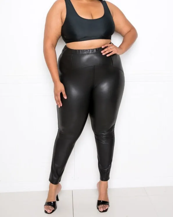 Heart and Coal Faux Leather Pants