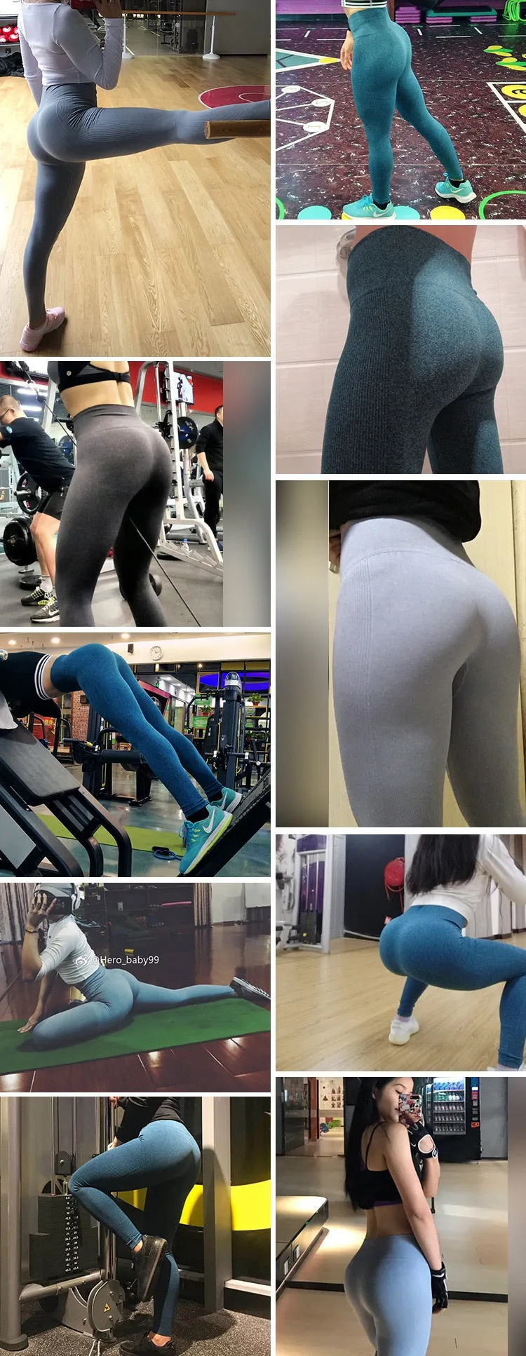High Waist Seamless Yoga Leggings
