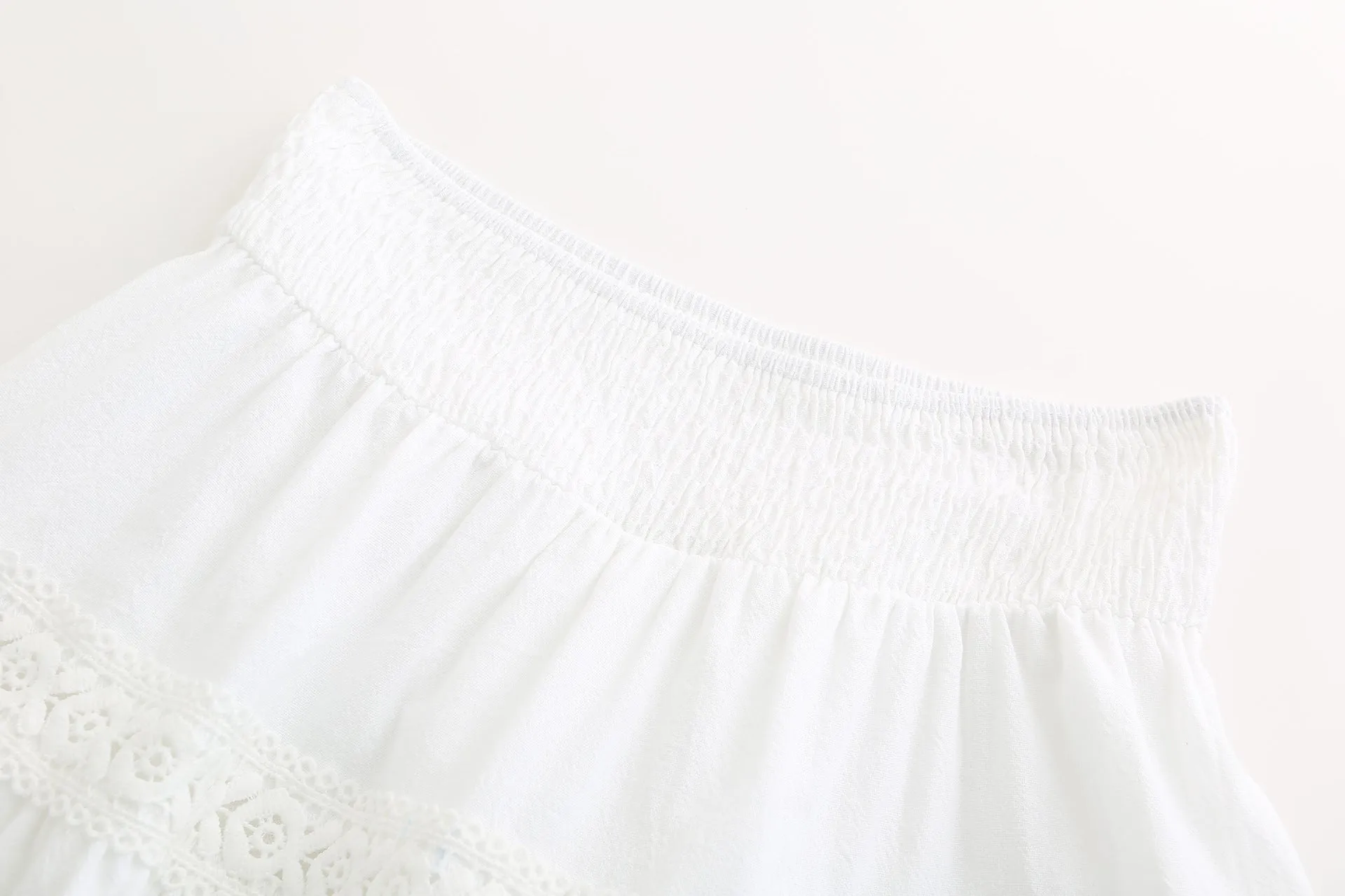 High Waist Short A-line Skirt Stitching Skirt