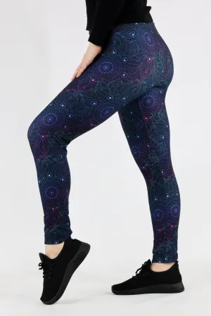 Holographic Mandala - Casual Full Leggings
