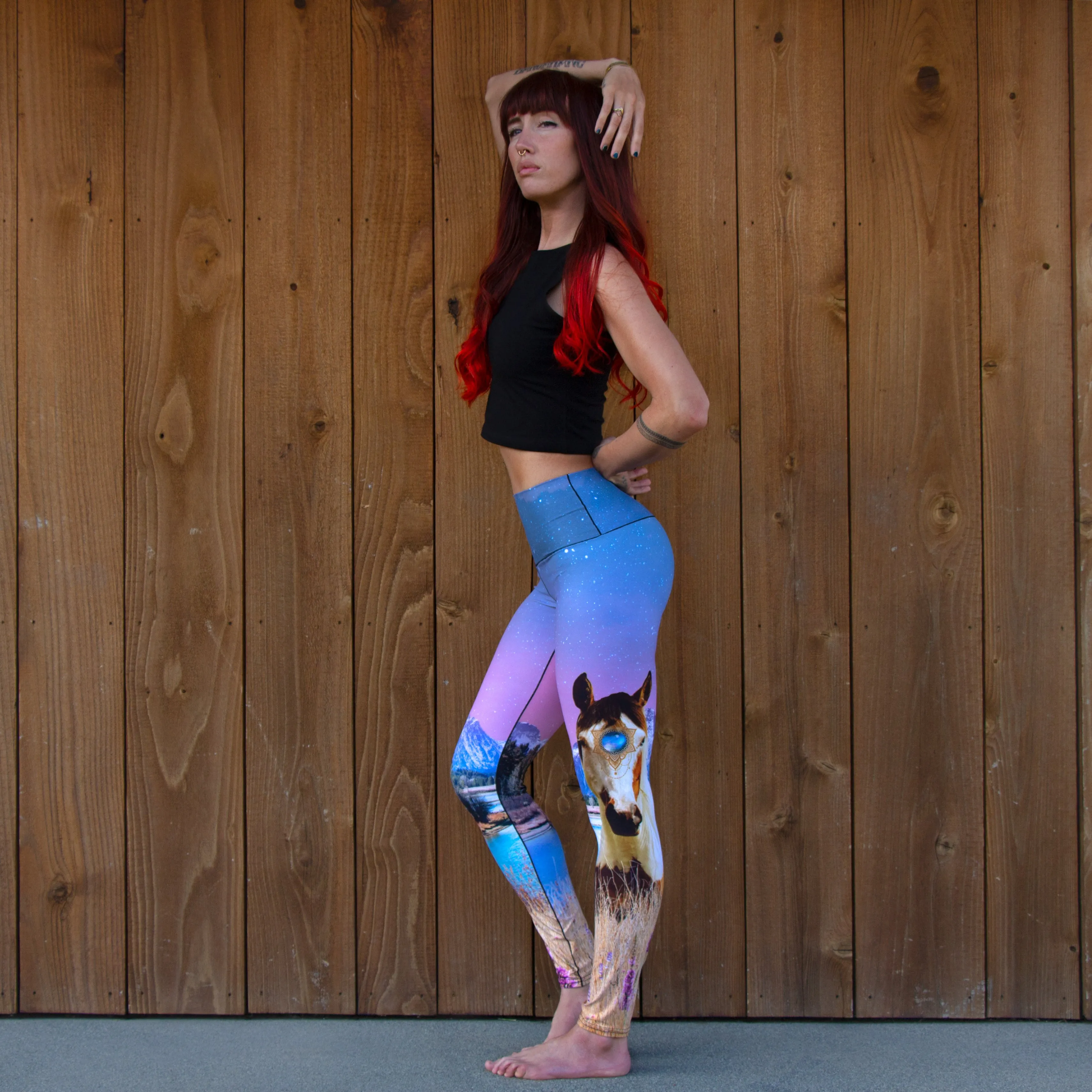 Horse Medicine Yoga Legging