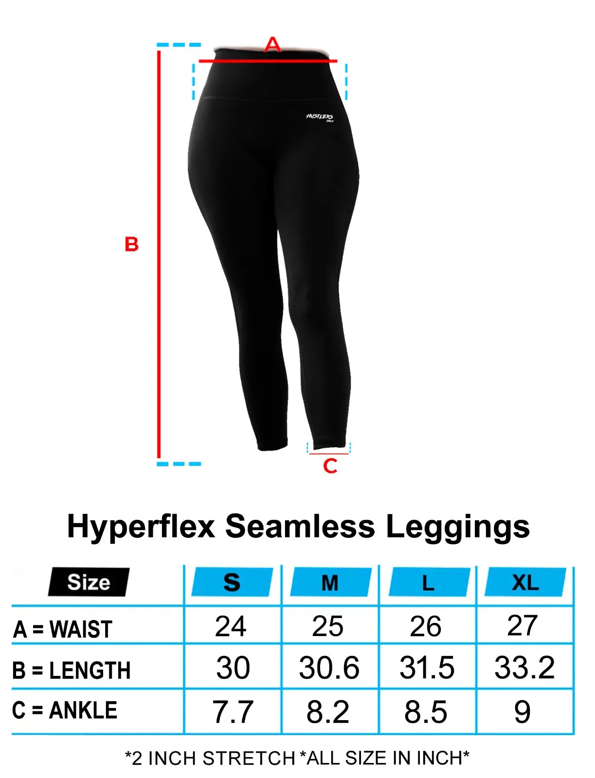Hyperflex Seamless Leggings - Black