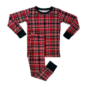 In My Jammers x Bre Sheppard Home For The Holidays Plaid L/S 2pc PJ Set