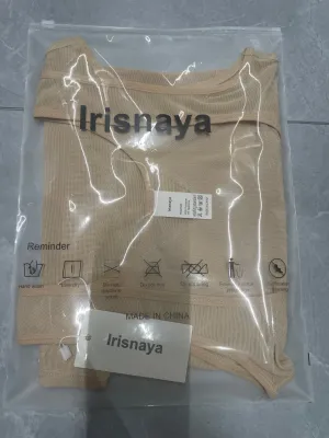 Irisnaya Women  Double Cross Tummy  Control  Shapewear Bodices [Lingerie]