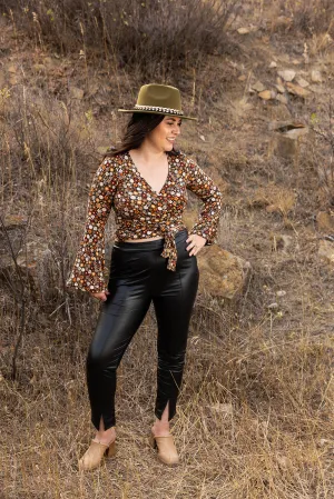 Janis Faux Leather Pants