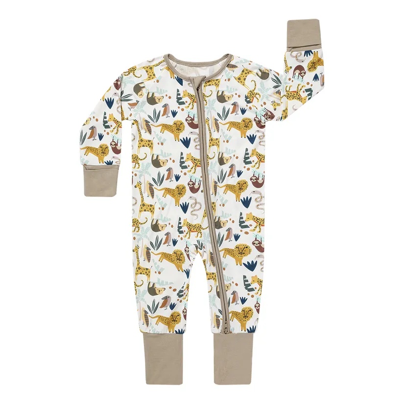 Jungle Friends Bamboo Romper