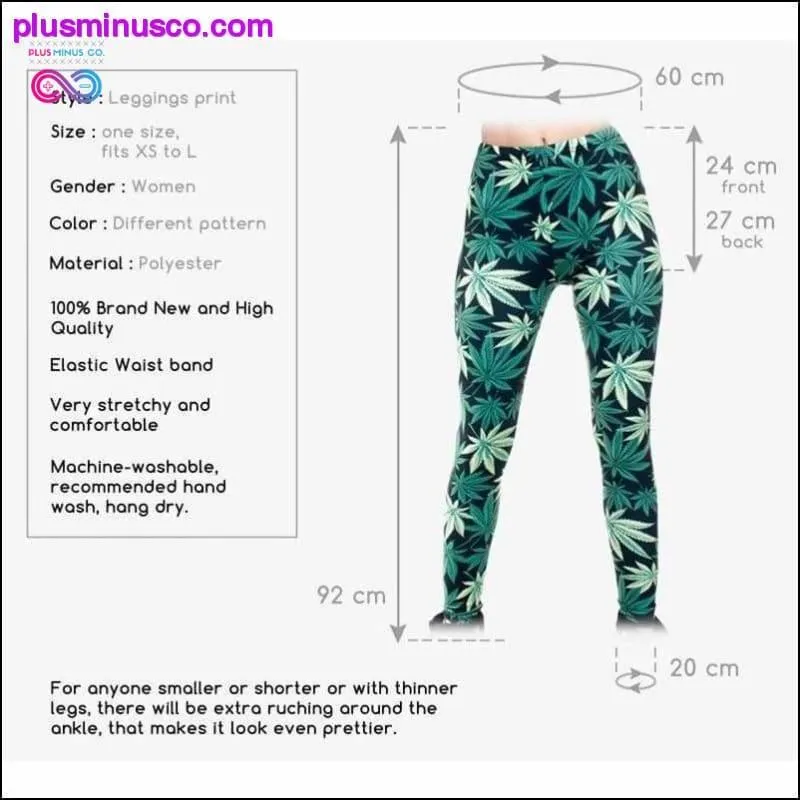Jungle Marijuana Leaf Leggings