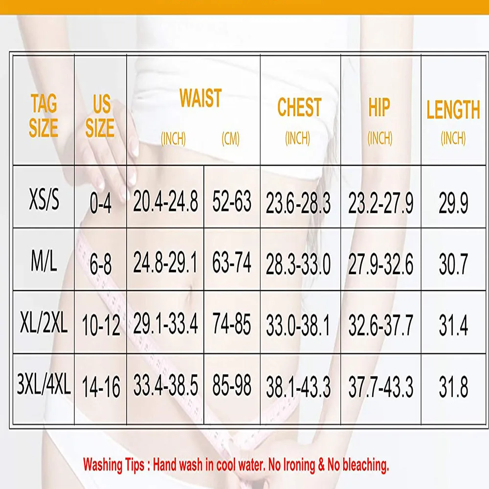 Junlan Women Scoop Neck Full Body Shaper Bodysuit