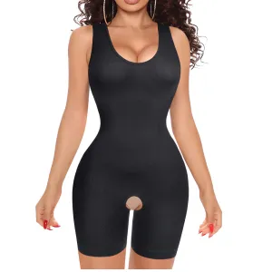 Junlan Women Scoop Neck Full Body Shaper Bodysuit