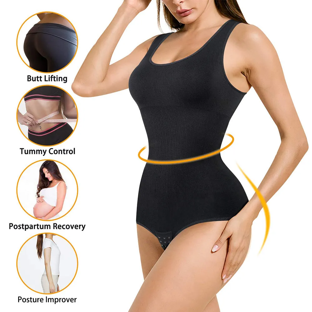 Junlan Women Seamless Round Neck Body Shapewear