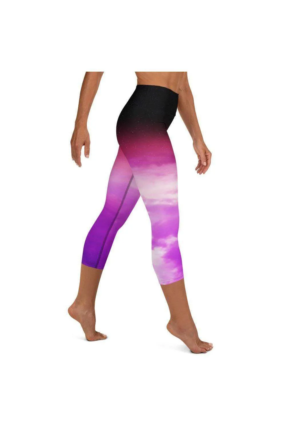 Kaʻūpūlehu Clouds Yoga Capri Leggings