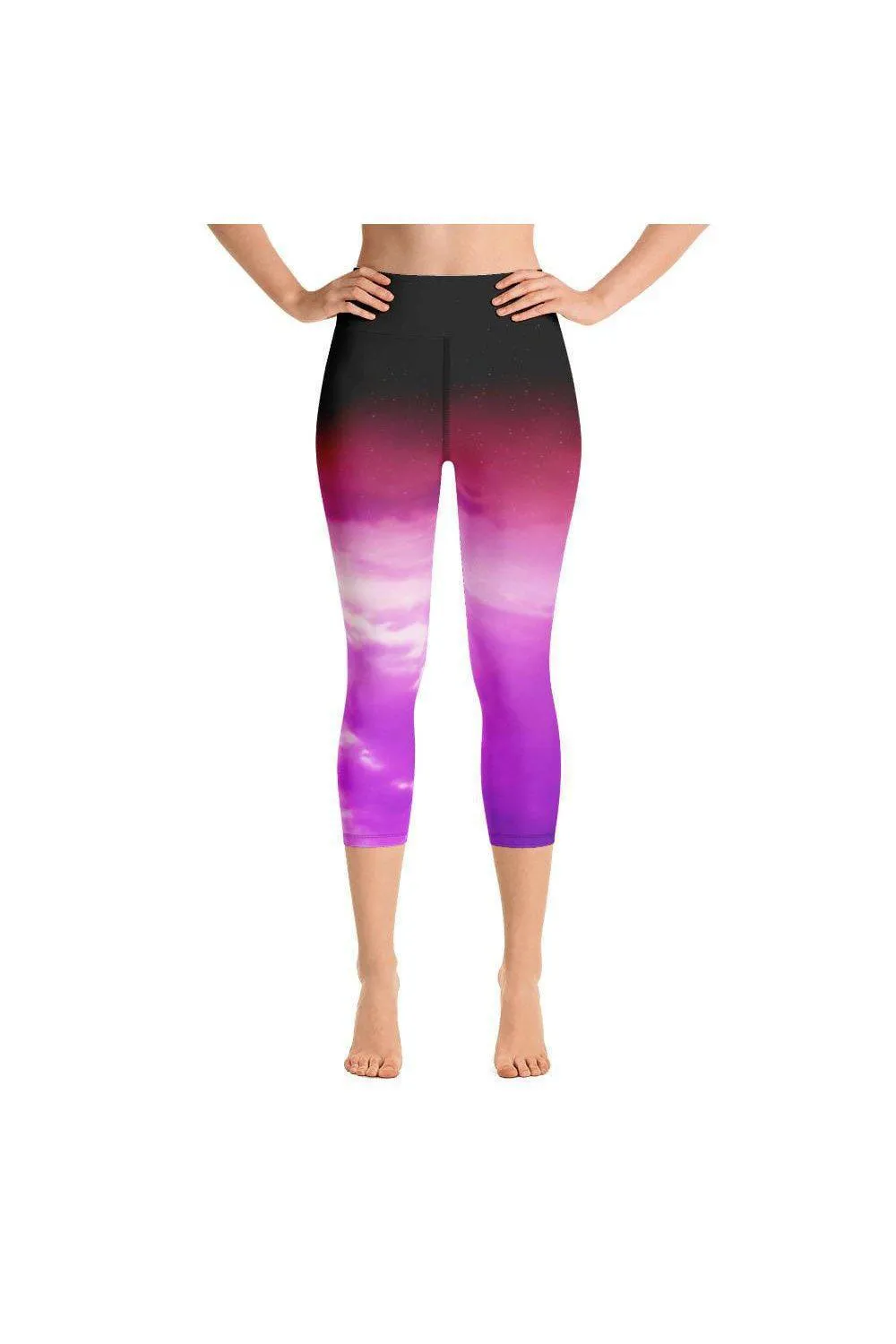 Kaʻūpūlehu Clouds Yoga Capri Leggings