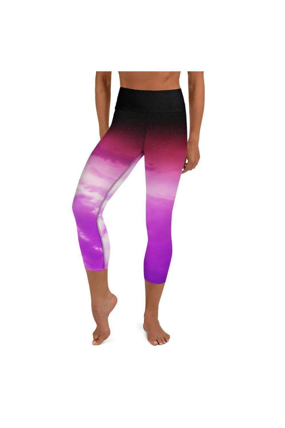 Kaʻūpūlehu Clouds Yoga Capri Leggings