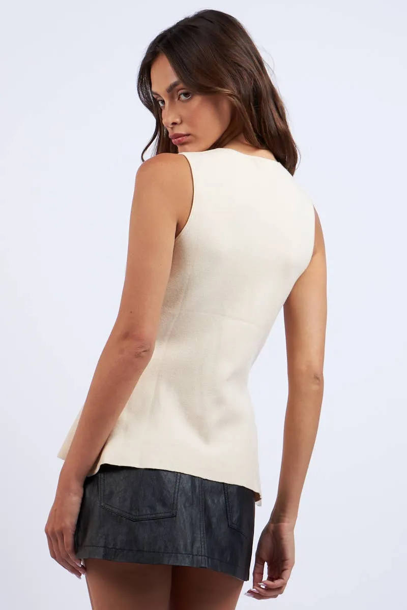 Knit A-Line Vest