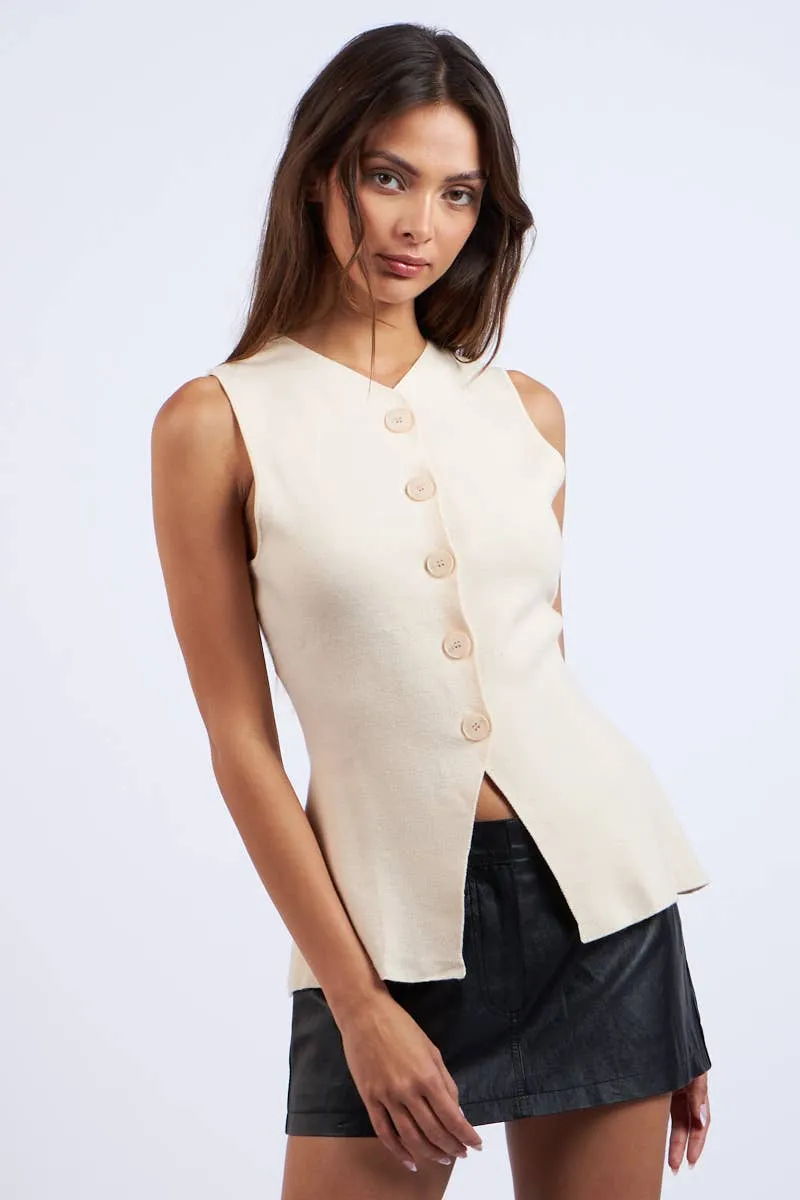 Knit A-Line Vest