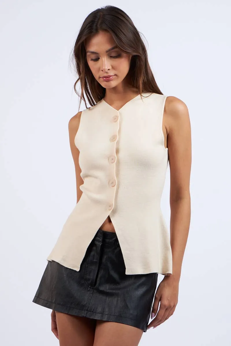 Knit A-Line Vest