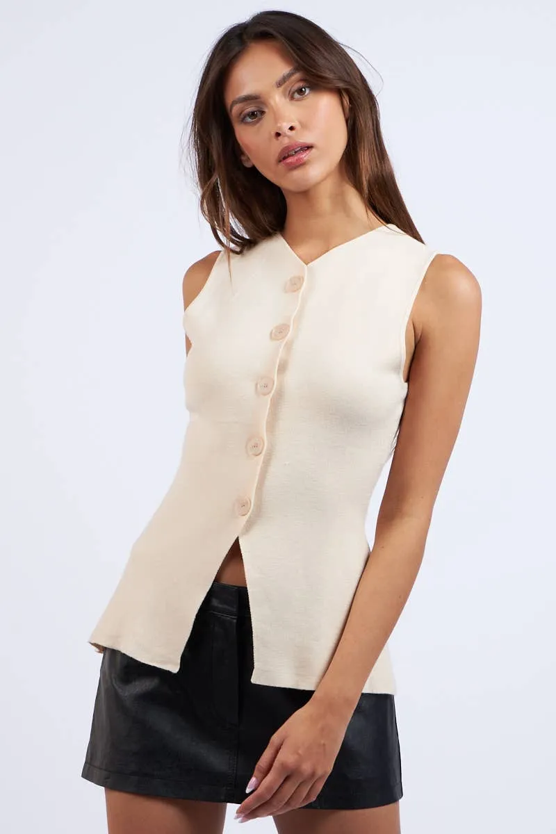 Knit A-Line Vest