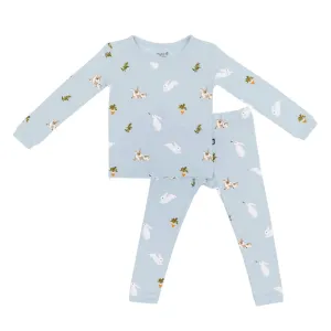 Kyte Baby Long Sleeve Pajamas in Ice Rabbit