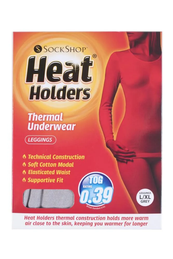 Ladies 1 Pair Heat Holders 0.39 Tog Thermal Underwear Leggings