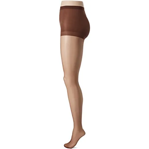L'eggs Women's Silken Mist Control Top Sheer Toe Run Resist Ultra Sheer 